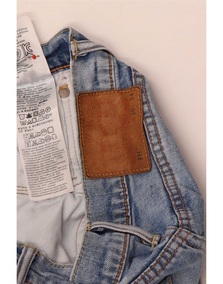 Blugi Levi's 511 Slim W30 L34 Albastru