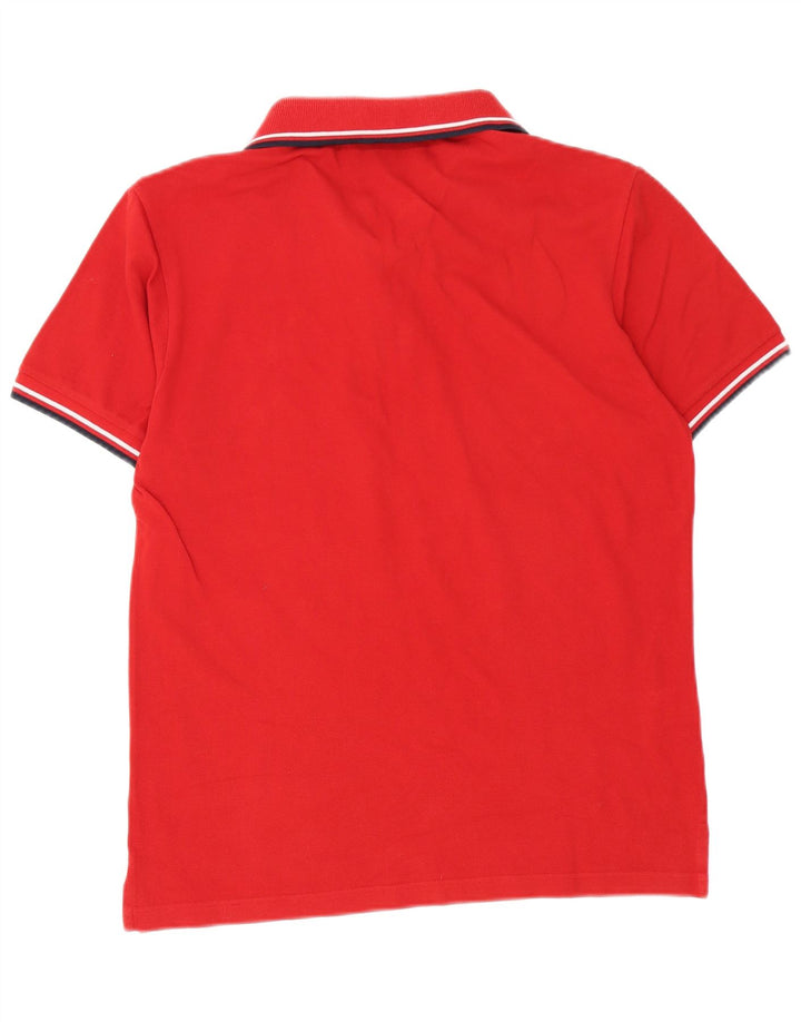 Cămașă polo Fred Perry pentru bărbați, bumbac cu dungi roșii medii
