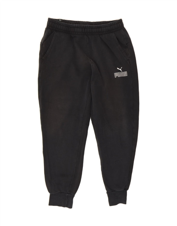 PUMA Mens Tracksuit Trousers Joggers Medium  Black Cotton Vintage Puma and Second-Hand Puma from Messina Hembry 