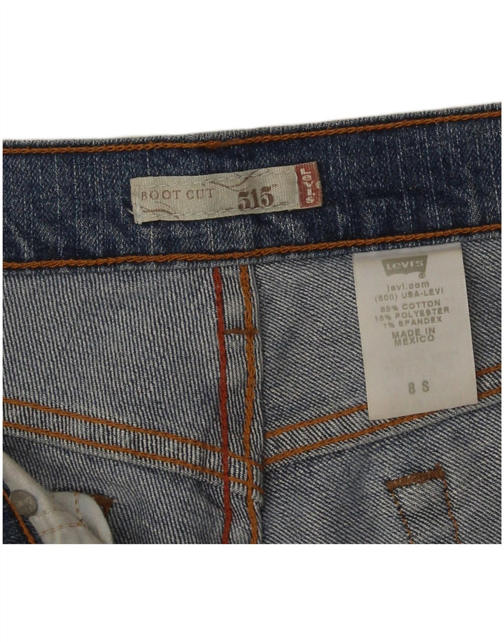 Blugi Levi's pentru femei 515 Bootcut US 8 Medium W32 L30 Bumbac albastru
