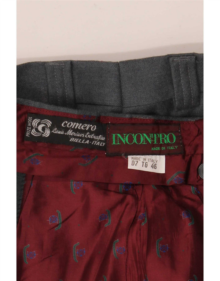 Pantaloni de costum pentru bărbați Comero IT 46 Small W30 L30 Gri