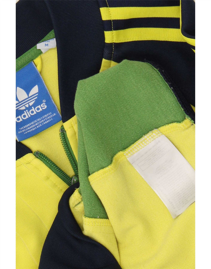 Jachetă de trening pentru bărbați Adidas, bumbac color bloc mediu, multicolor