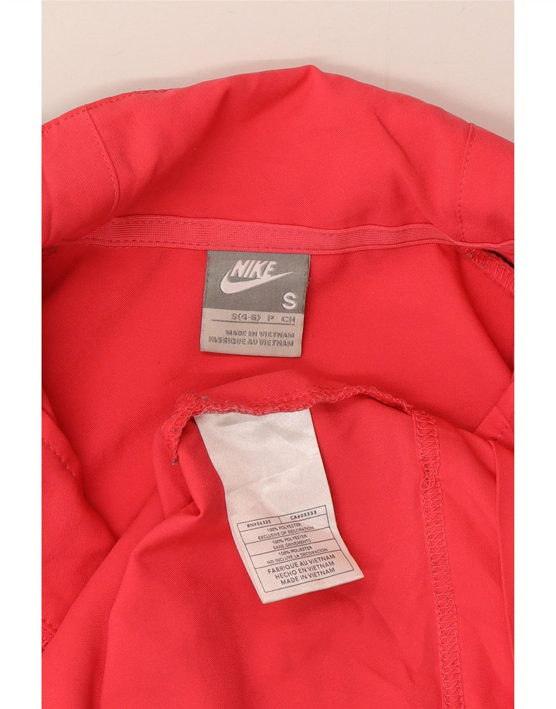 Jachetă de top pentru trening Nike pentru femei US 4/6 mic, roz, poliester color bloc