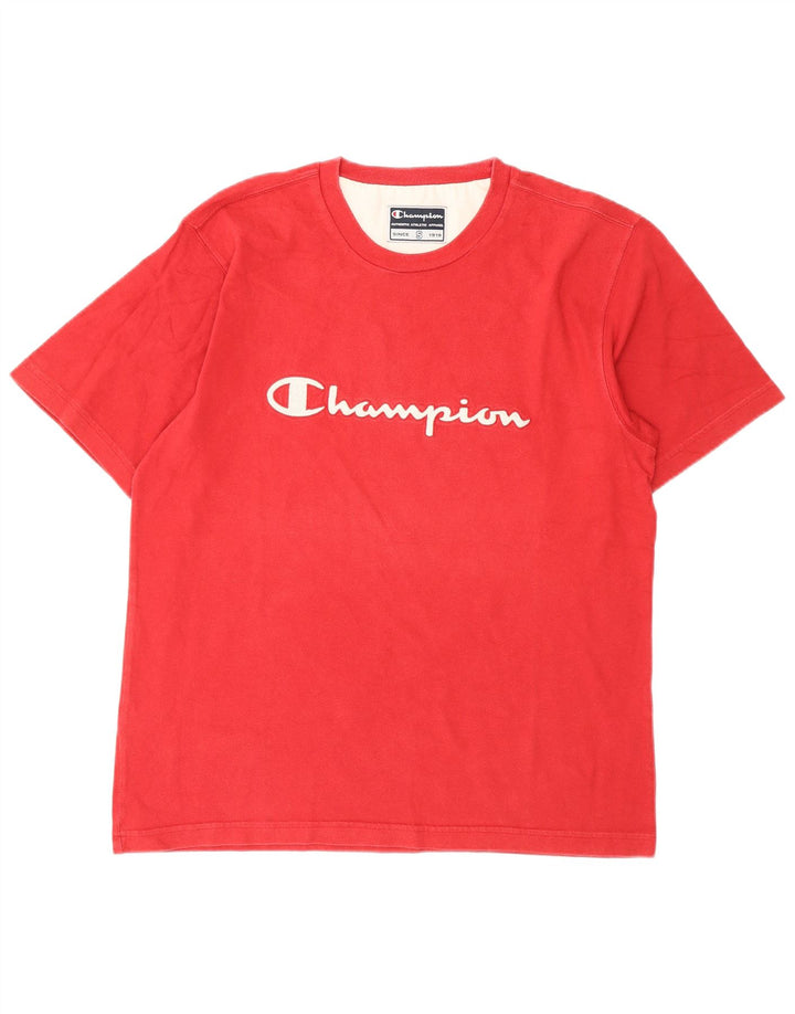 Tricou grafic pentru bărbați Champion Top mic, roșu, bumbac