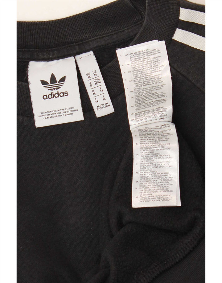 Pulover Adidas pentru bărbați, bumbac mediu negru