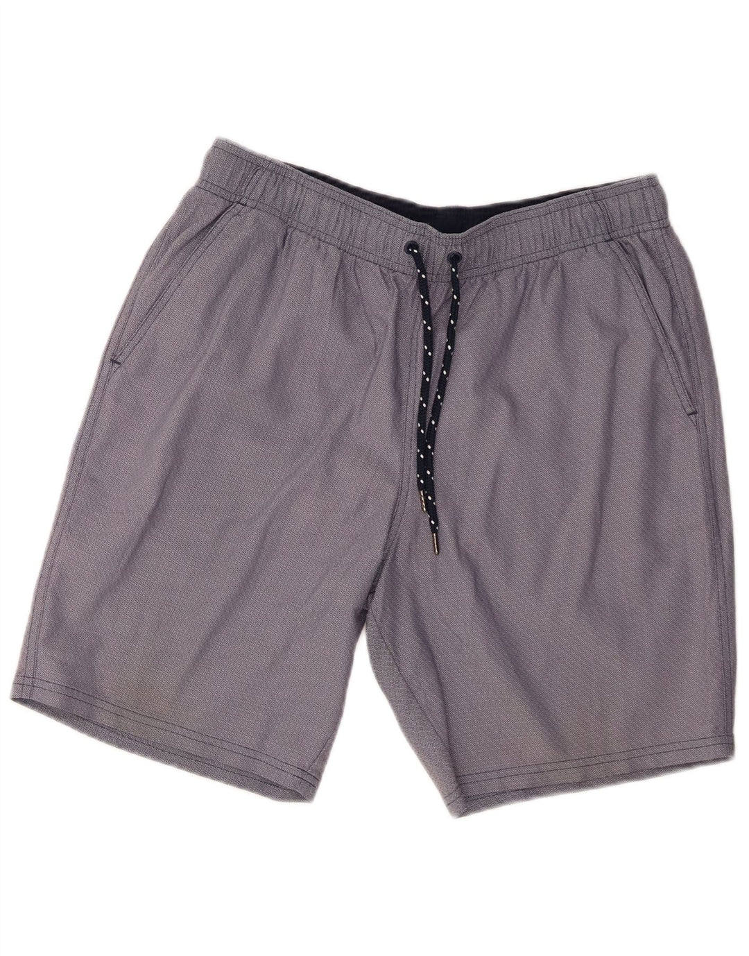 Pantaloni scurți sport pentru bărbați Marks & Spencer, bumbac geometric, albastru, mediu
