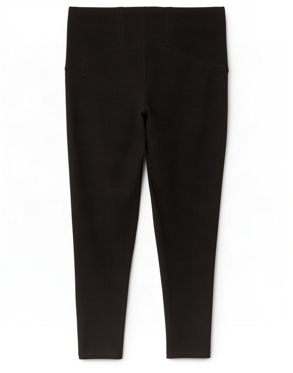 Leggings crop pentru femei Marks & Spencer UK 16, mari, negru, viscoză