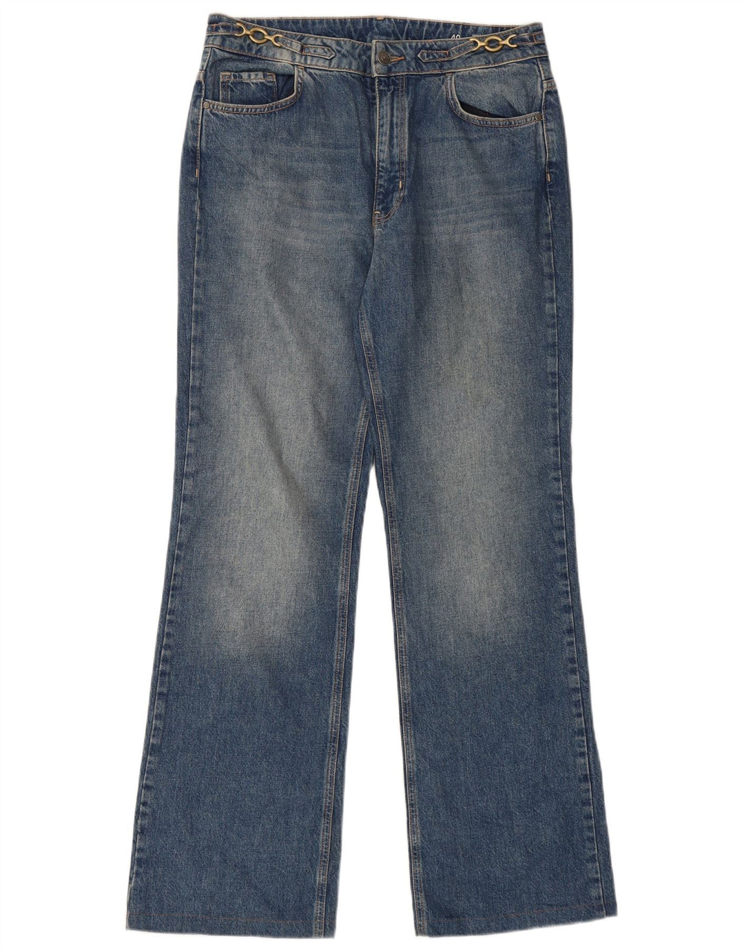 Massimo Dutti Blugi Bootcut pentru femei cu talie înaltă EU 40 Medium W30 L31 Albastru
