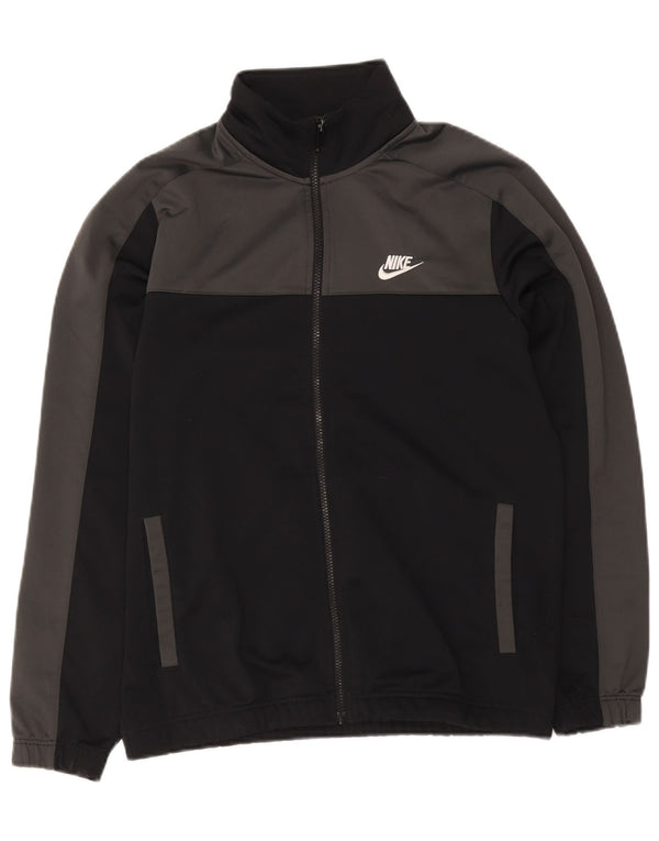 Jachetă de trening pentru bărbați Nike, mediu negru, color block