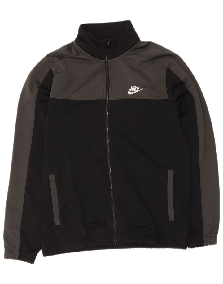 Jachetă de trening pentru bărbați Nike, mediu negru, color block