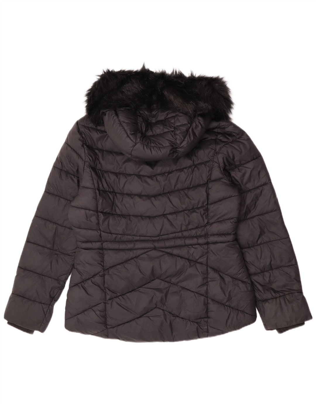 Jachetă căptușită cu glugă Barbour pentru femei UK 14 Poliamidă neagră mare