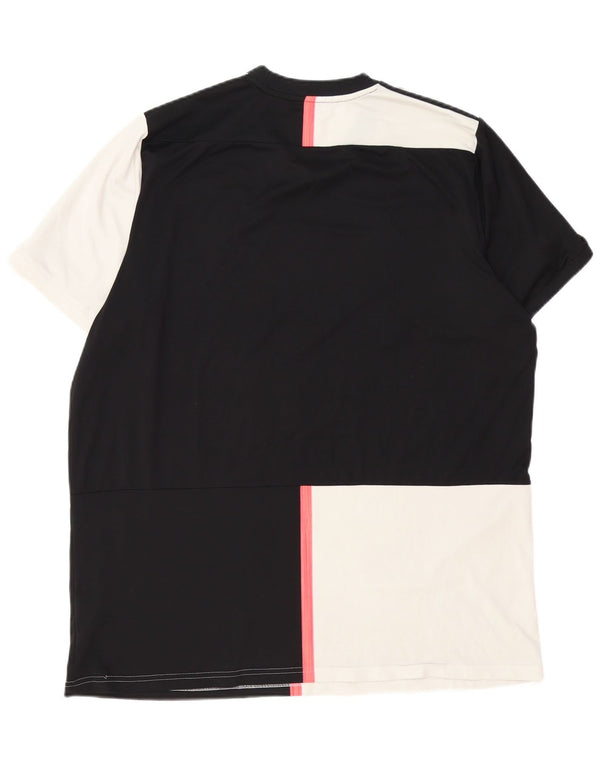 Tricou cu grafic Juventus pentru bărbați Adidas Top 2XL, negru, poliester
