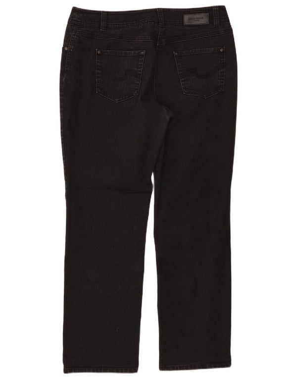 Gerry Weber Blugi drepți, cu ajustare obișnuită, pentru femei UK 16 Large W34 L40 Black