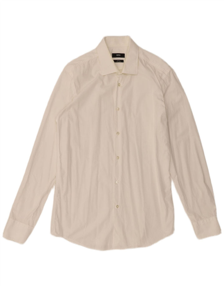 Cămașă Hugo Boss Slim Fit pentru bărbați, alb mediu