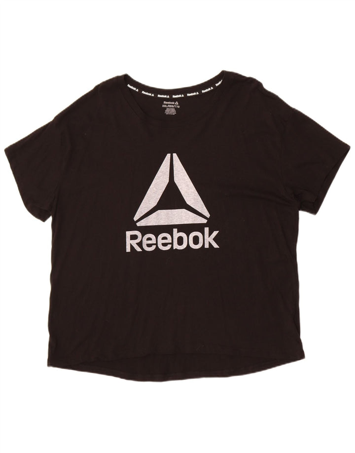 Tricou grafic pentru bărbați Reebok Top 2XL bumbac negru