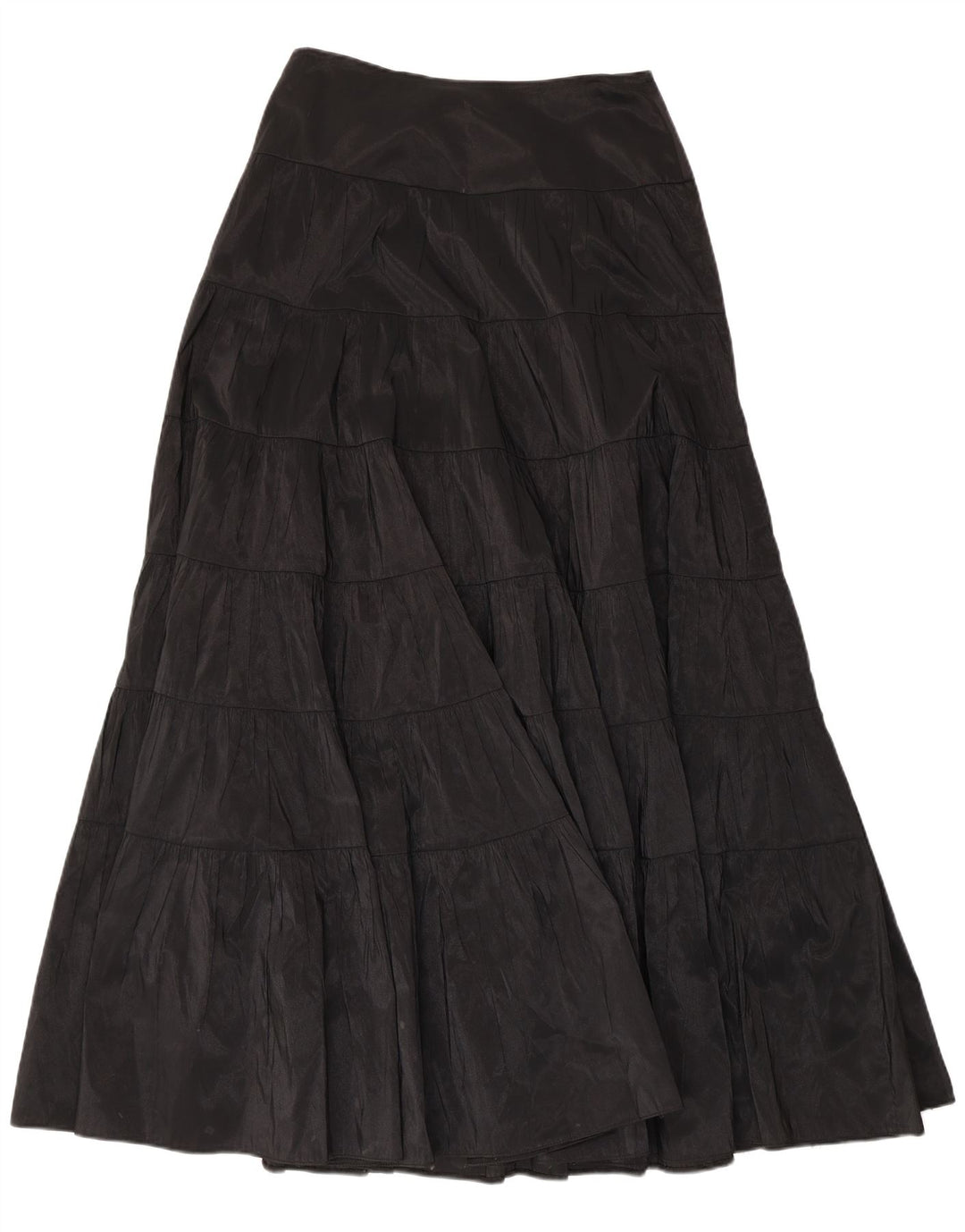 Fusta Murek pentru femei cu talie înaltă Maxi cu etaje W30 Medium Negru