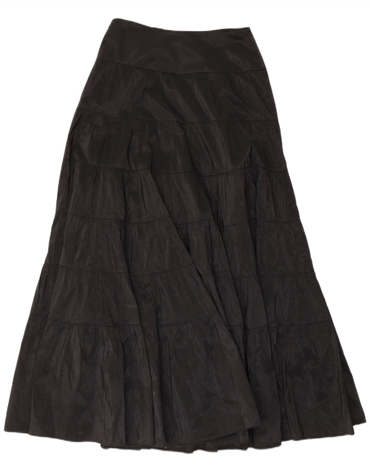 Fusta Murek pentru femei cu talie înaltă Maxi cu etaje W30 Medium Negru