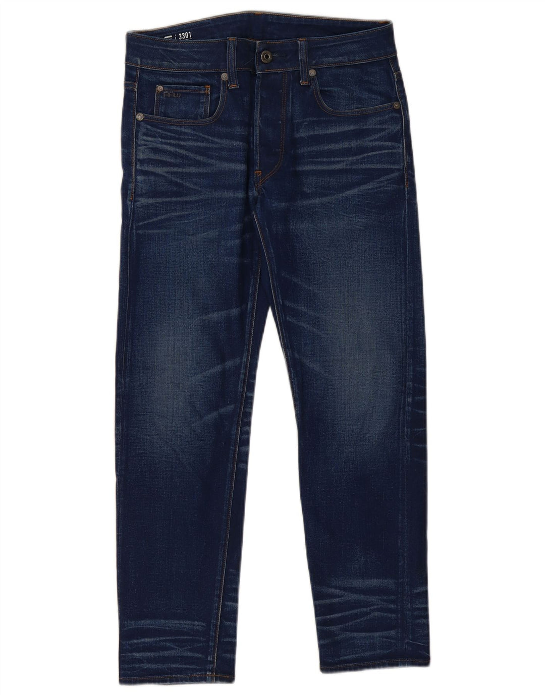 Blugi G-STAR 3301 Slim pentru femei W28 L28 Bumbac albastru