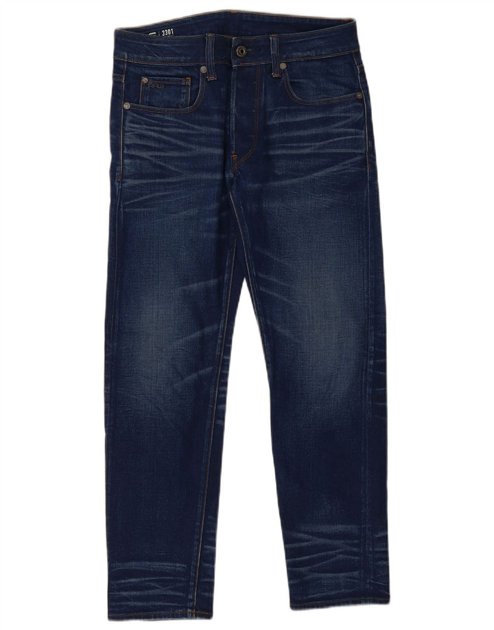 Blugi G-STAR 3301 Slim pentru femei W28 L28 Bumbac albastru