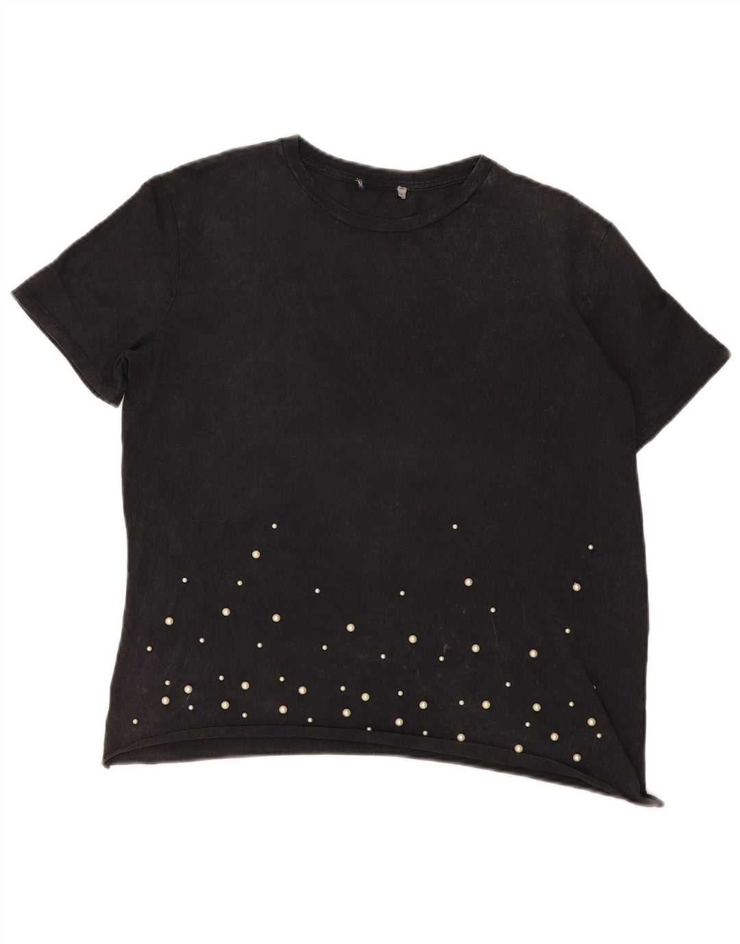 Tricou Vintage pentru femei Top UK 14 Large Negru
