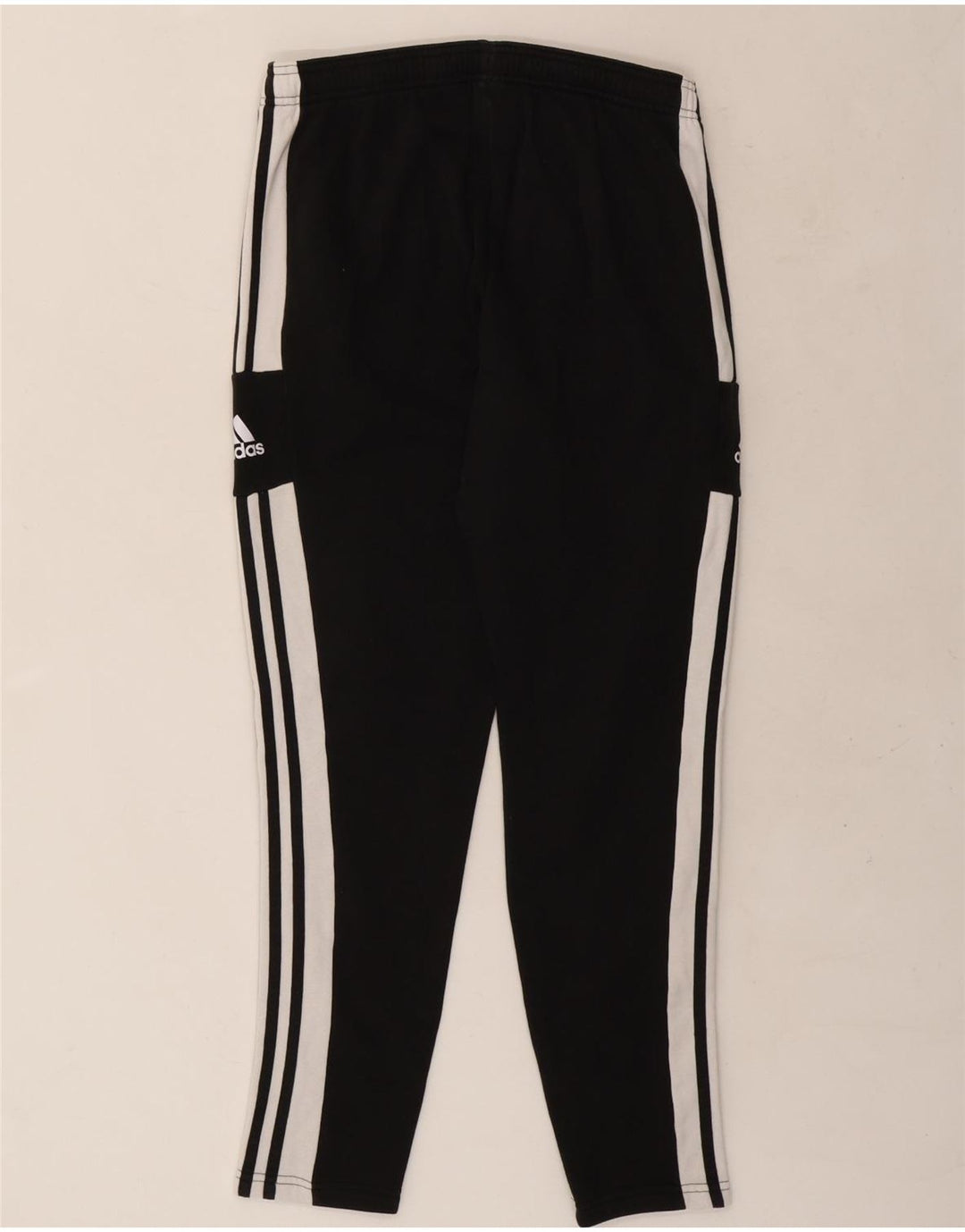 Pantaloni de trening grafic ADIDAS pentru bărbați, bumbac color bloc negru mediu