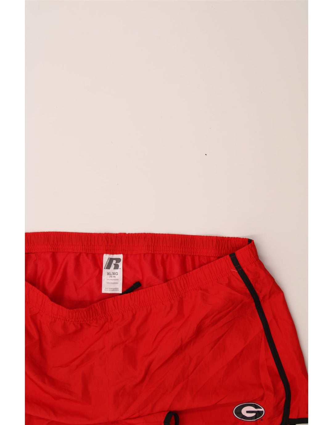 RUSSELL ATHLETIC Boys Sport Shorts 15-16 Years XL Red Polyester Vintage Russell Athletic and Second-Hand Russell Athletic from Messina Hembry 