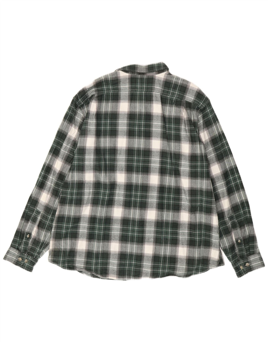 EDDIE BAUER Cămașă de flanel pentru bărbați, XL, verde, cu carouri