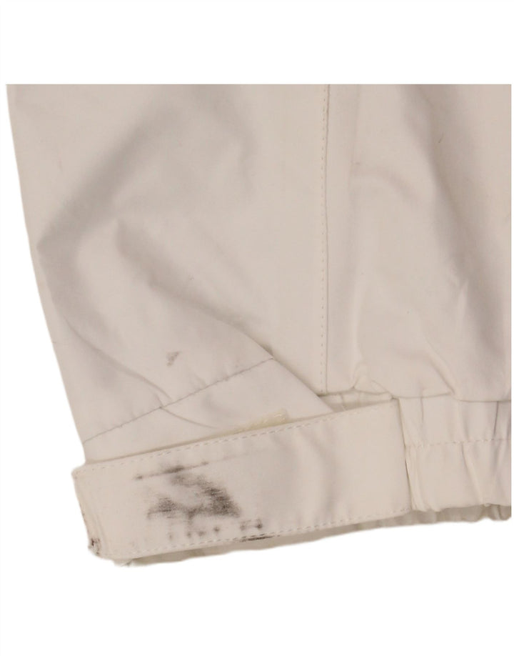 Jachetă de ploaie cu glugă pentru femei Helly Hansen UK 16 Poliester alb mare