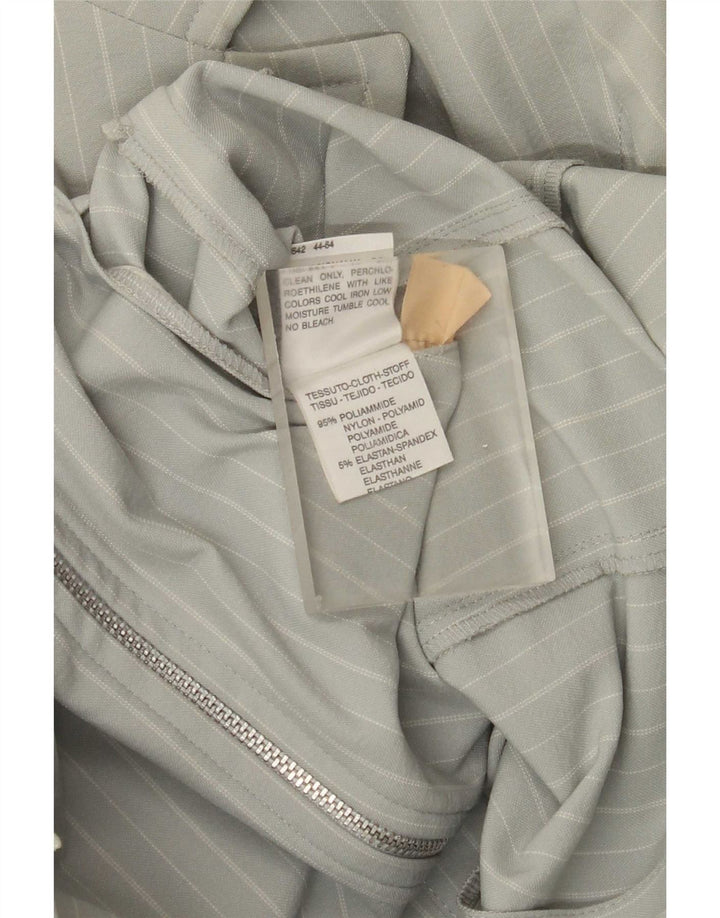 Jachetă Blazer pentru femei Marella UK 12 Poliamidă cu dungi verzi medii