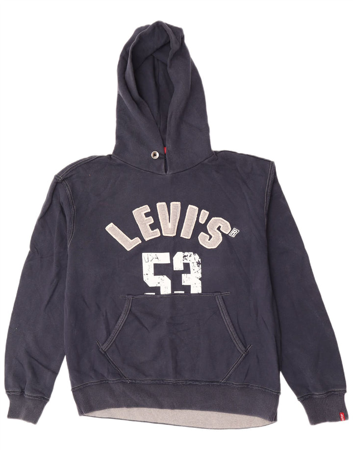 Pulover Levi's pentru bărbați cu capota XL bleumarin