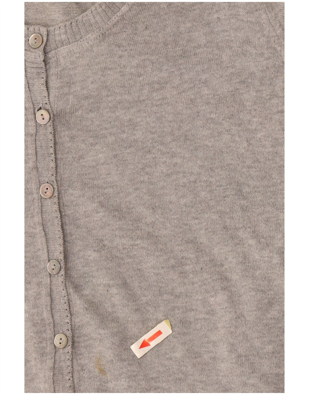 Pulover cardigan cu mânecă scurtă pentru femei BENETTON UK 12 Medium Gri Pete