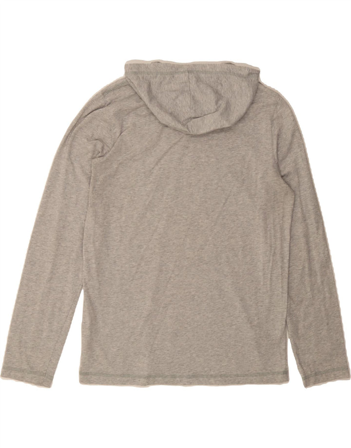 PUMA Mens Hooded Graphic Top Long Sleeve Medium Grey Cotton Vintage Puma and Second-Hand Puma from Messina Hembry 