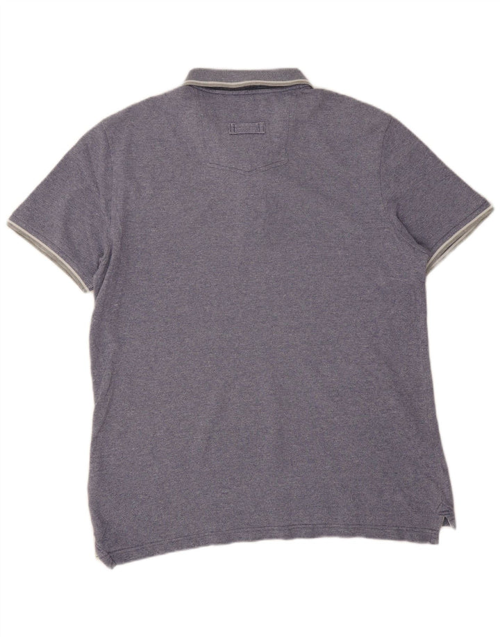 Tricou polo pentru bărbați Fat Face, mare, albastru, bumbac