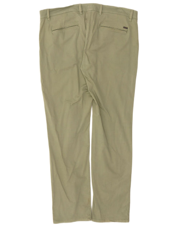 Pantaloni chino pentru bărbați Hugo Boss Slim Fit L38 L32, bumbac verde