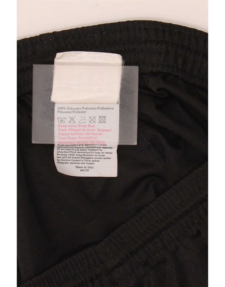 Pantaloni scurți sport Umbro pentru bărbați, poliester mediu negru