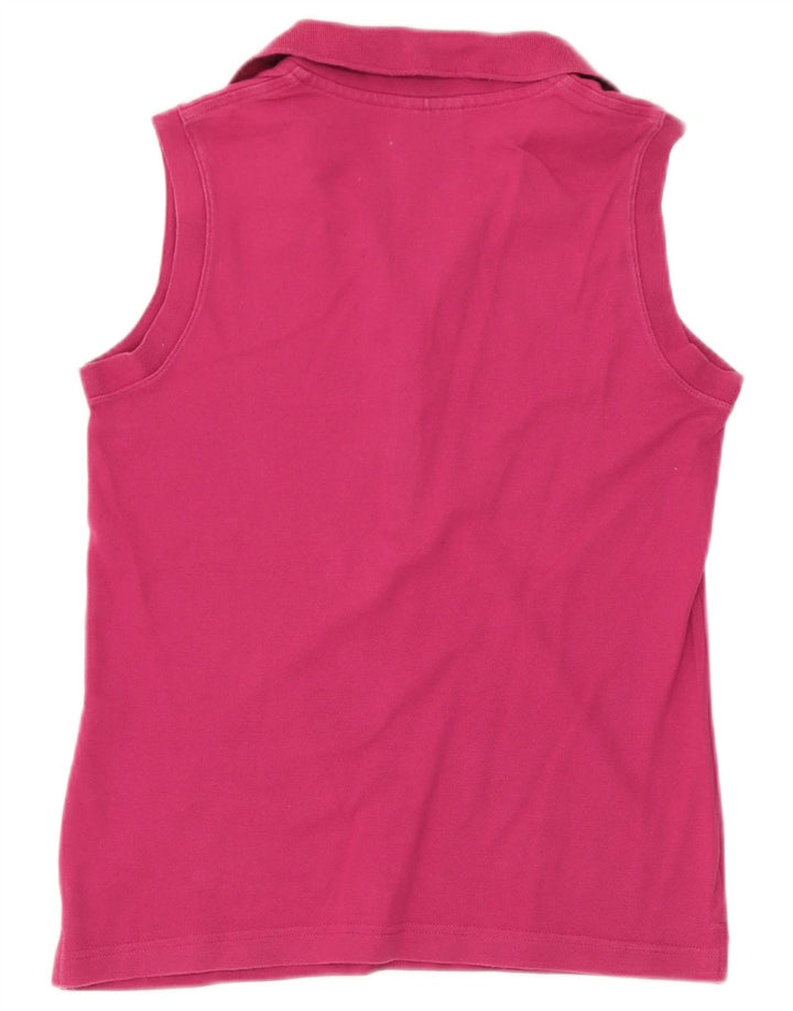 Tricou polo fără mâneci pentru femei Lacoste Mărimea 38 bumbac roz mediu
