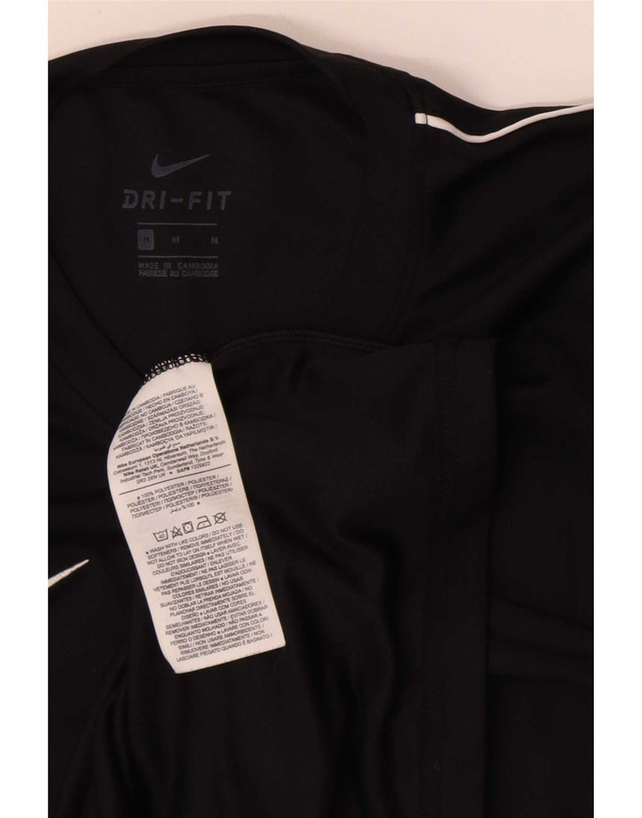 Tricou Nike Dri Fit pentru bărbați Top Mediu Negru Poliester