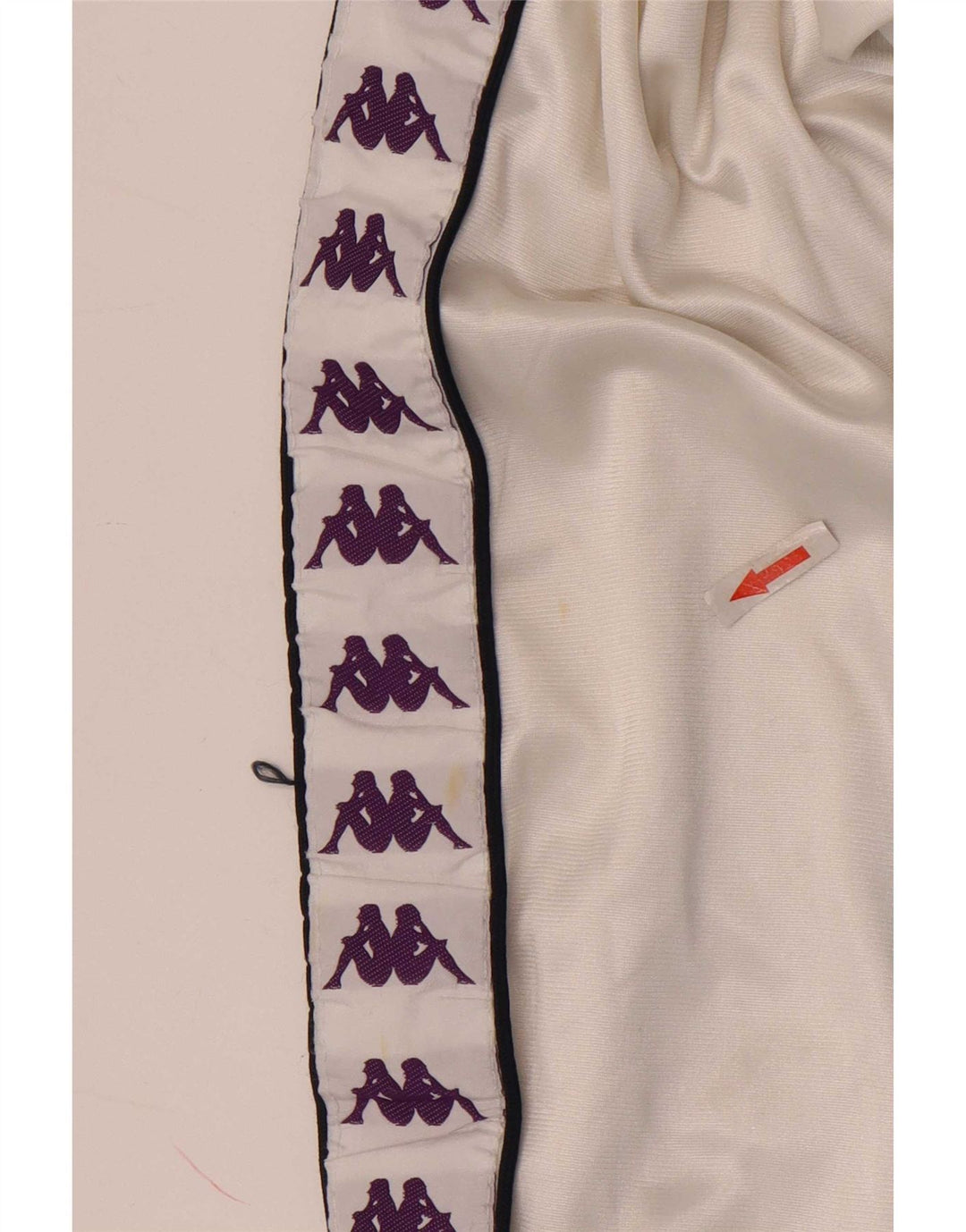 Jachetă de top pentru trening cu grafică Kappa pentru băieți 9-10 ani, mare, alb, color block