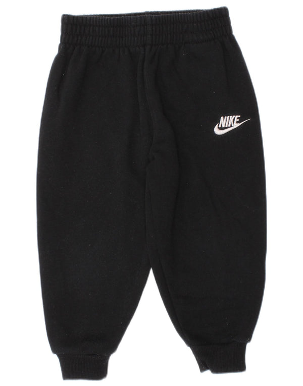 Pantaloni de trening Nike baieti Joggeri 2-3 ani bumbac negru