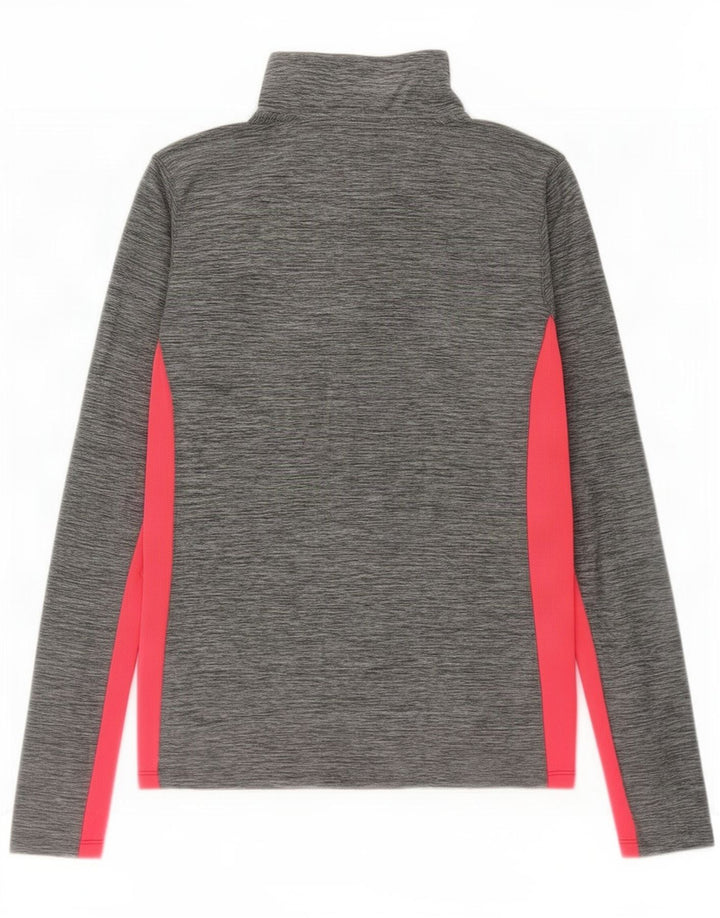 Trening New Balance Pulover Top pentru femei UK 12 Medium Gri Colorblock