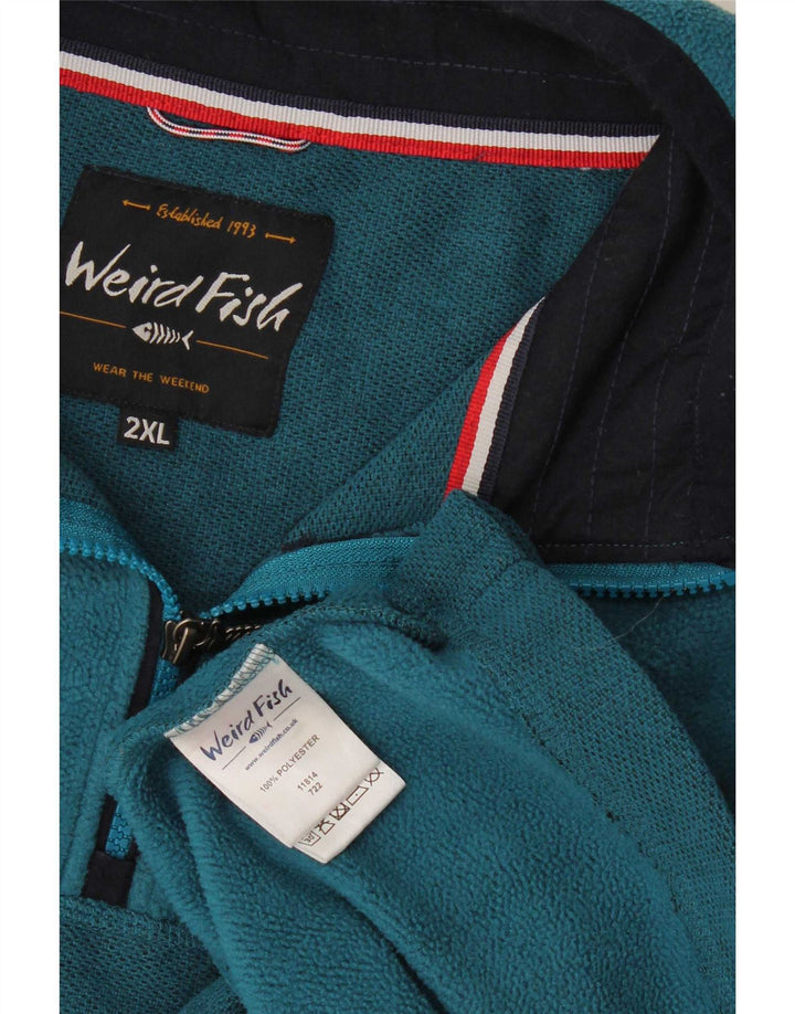 Pulover din lână pentru bărbați Weird Fish, poliester albastru 2XL