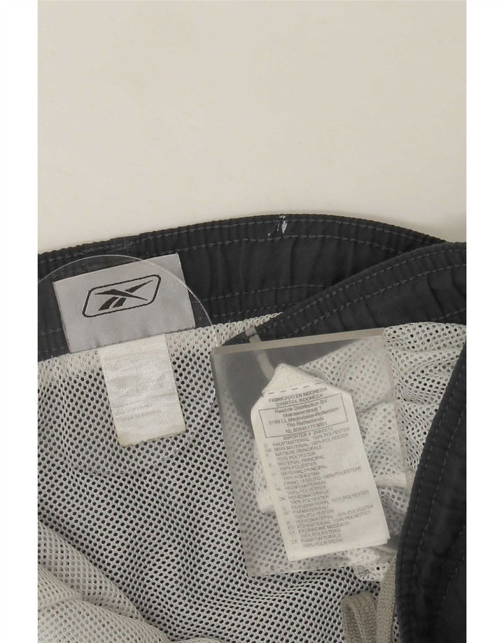 Pantaloni scurți de înot Reebok pentru bărbați, mari, gri din poliester