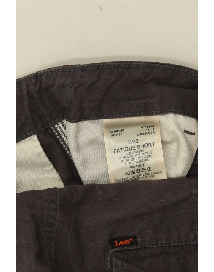 Pantaloni scurți cargo pentru bărbați Lee W32, bumbac gri mediu