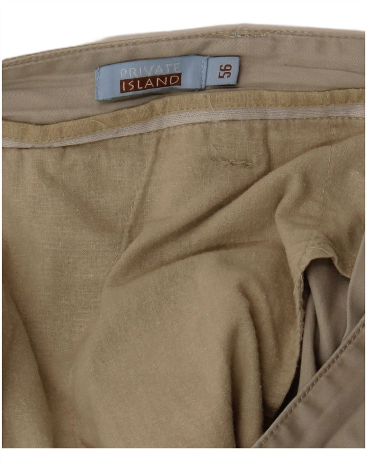 Pantaloni scurți cargo VINTAGE pentru bărbați IT 56 3XL W40 Bej