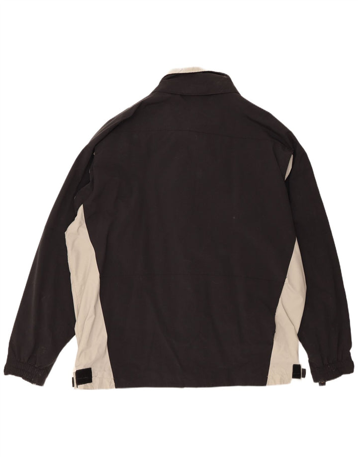 Bomber pentru bărbați Kappa UK 46 3XL Negru Colorblock