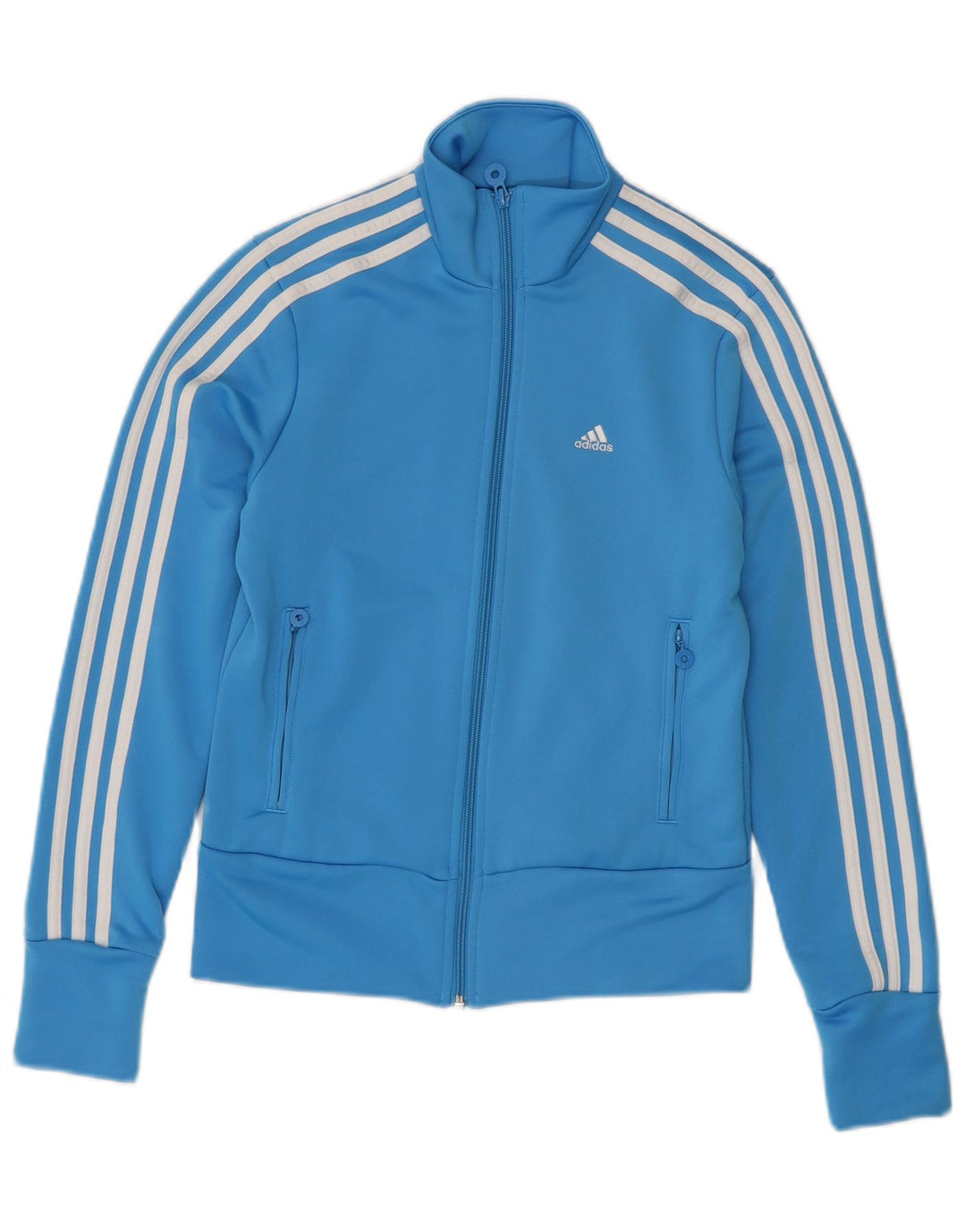 Jachetă de trening pentru femei ADIDAS UK 10 Poliester albastru mic