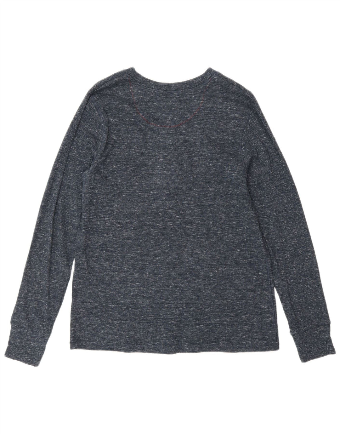 Top pentru femei Levi's cu mânecă lungă UK 12 Medium bleumarin, bumbac cu pete, clasic