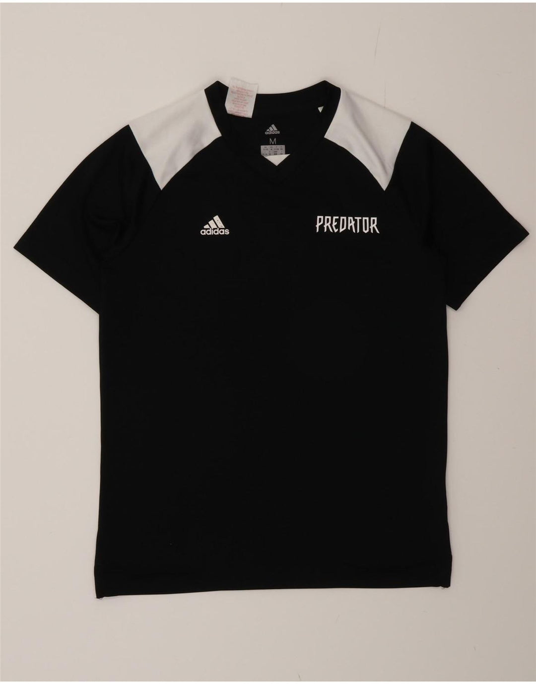Tricou grafic Adidas Predator pentru băieți Top 11-12 ani mediu negru