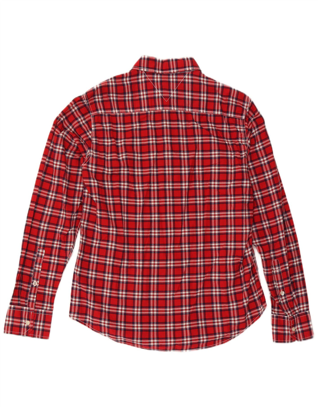 Cămașă pentru bărbați Tommy Hilfiger XL, bumbac cu carouri roșii