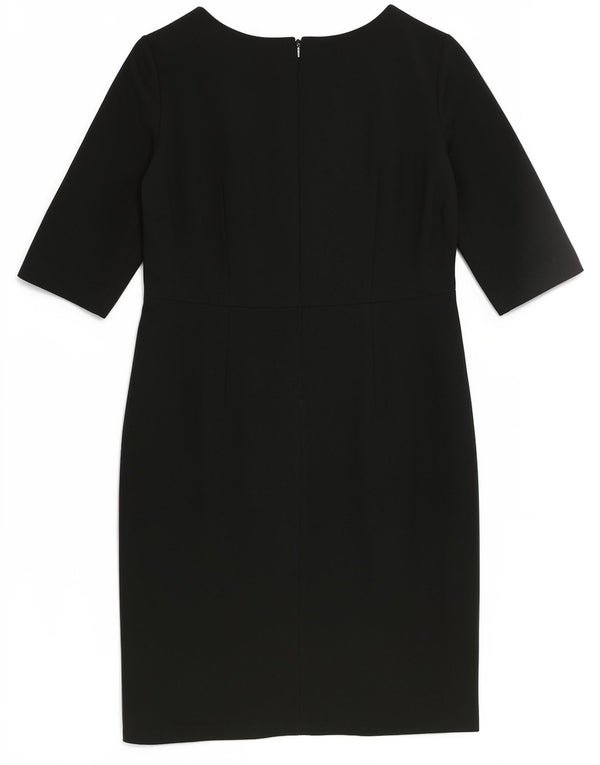 Rochie Hobbs pentru femei cu mâneci 3/4, UK 14, poliester verde mare